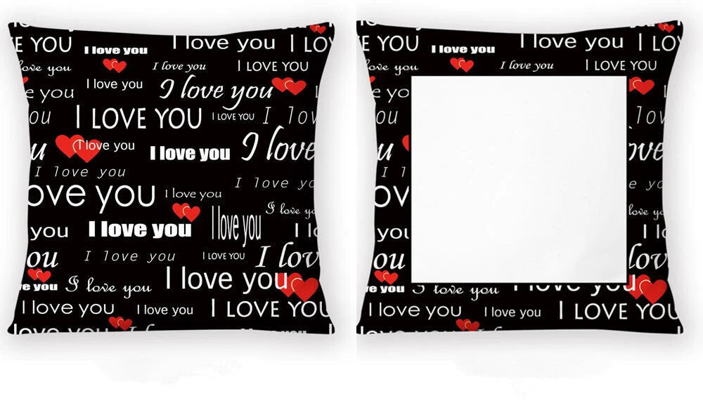 Letters Quote Words I Love You Throw Pillow Cases Cushion Covers Home Sofa Decro