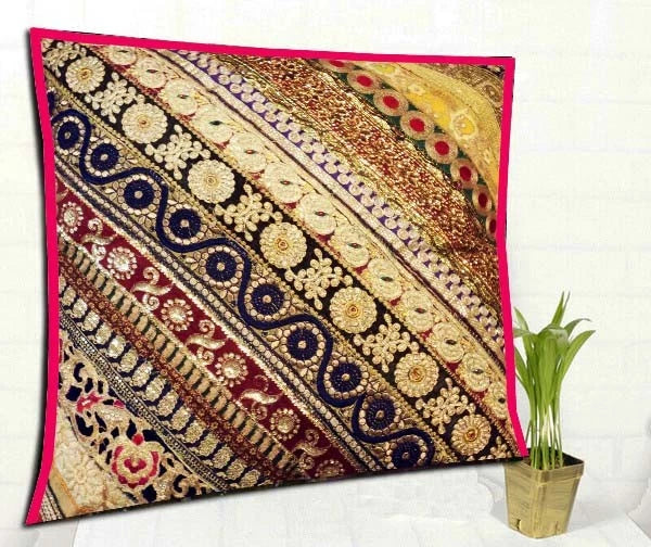 30" Patchwork Cotton Cushion Cover Decorative Throw Pillow Cover For Sofa/Bed
