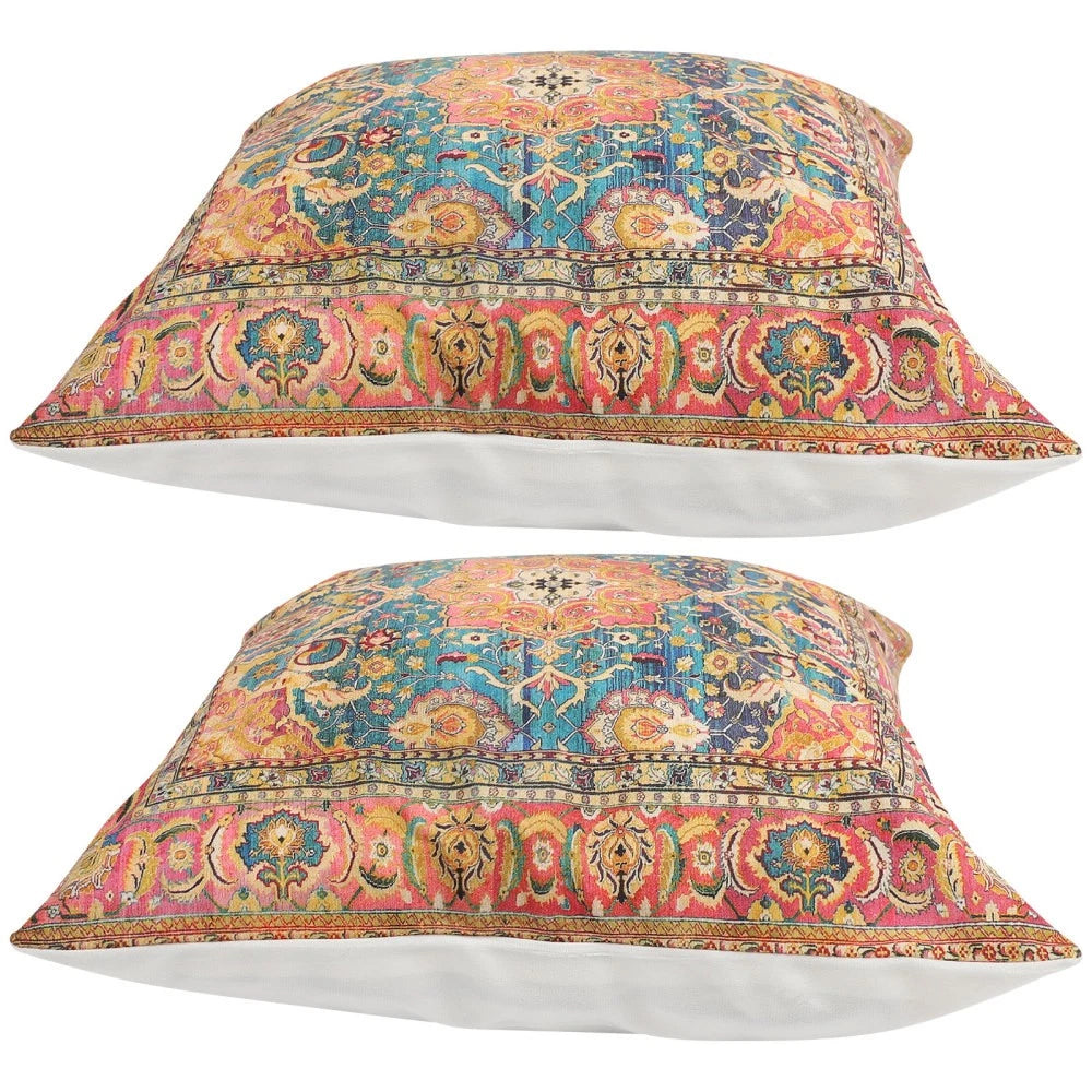 2 Pcs Pillow Case Cushion Cover Boho Style Living Room Covers Sofa Bed