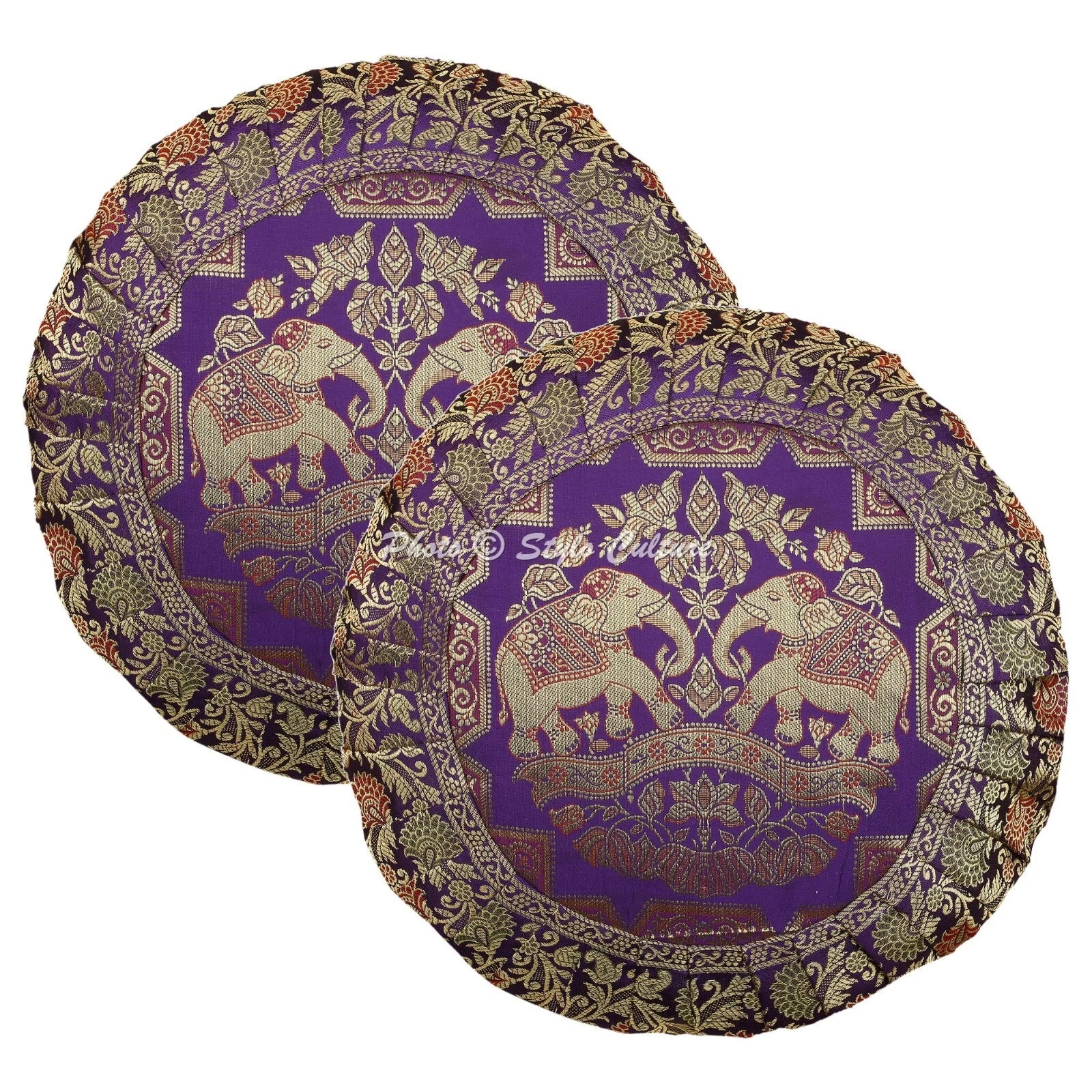 Home Decor Bohemian Brocade Jacquard 17 x 17 in Pillow Cover Case Cushion Room