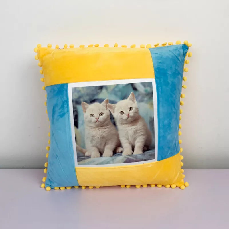 1 x Sublimation Blank Cushion Cover Pillow Case DIY Printed Home Sofa Car Decor