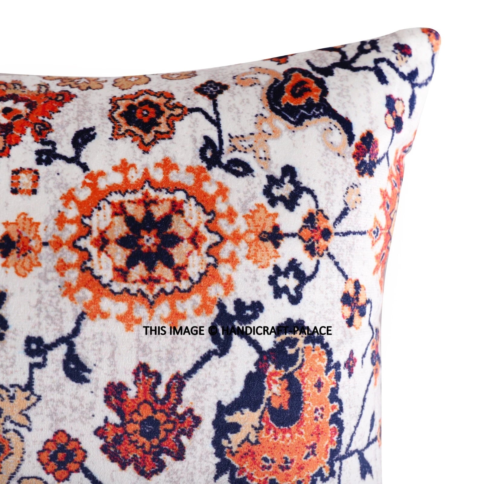 Pack of 2 Indian Soft Velvet Pillow Case Home Bed/ Sofa Decor Cushion Cover 20"