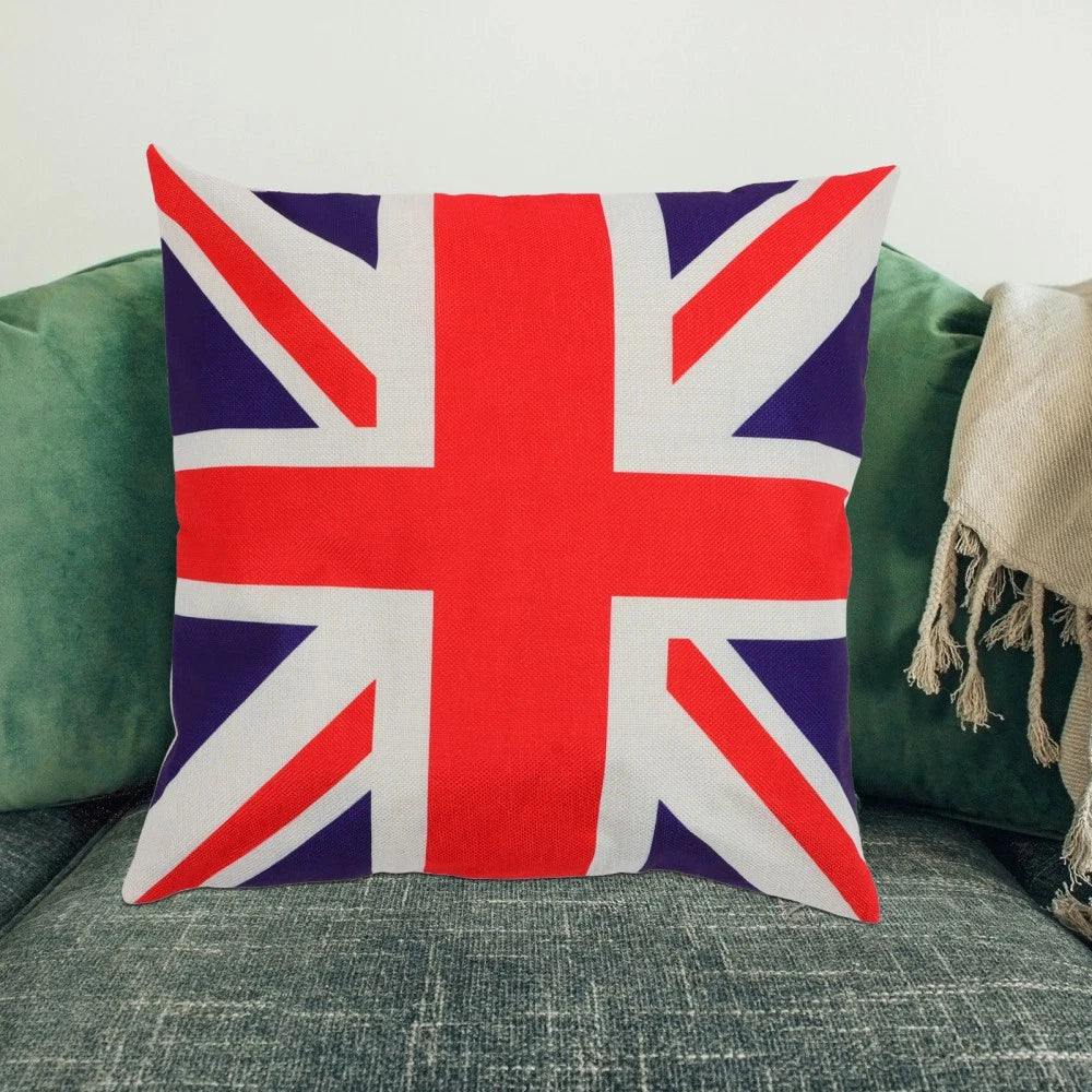 2 Pcs Cushion Cover Office Throw Pillowcase Sofa Couch Bed Pillowcases