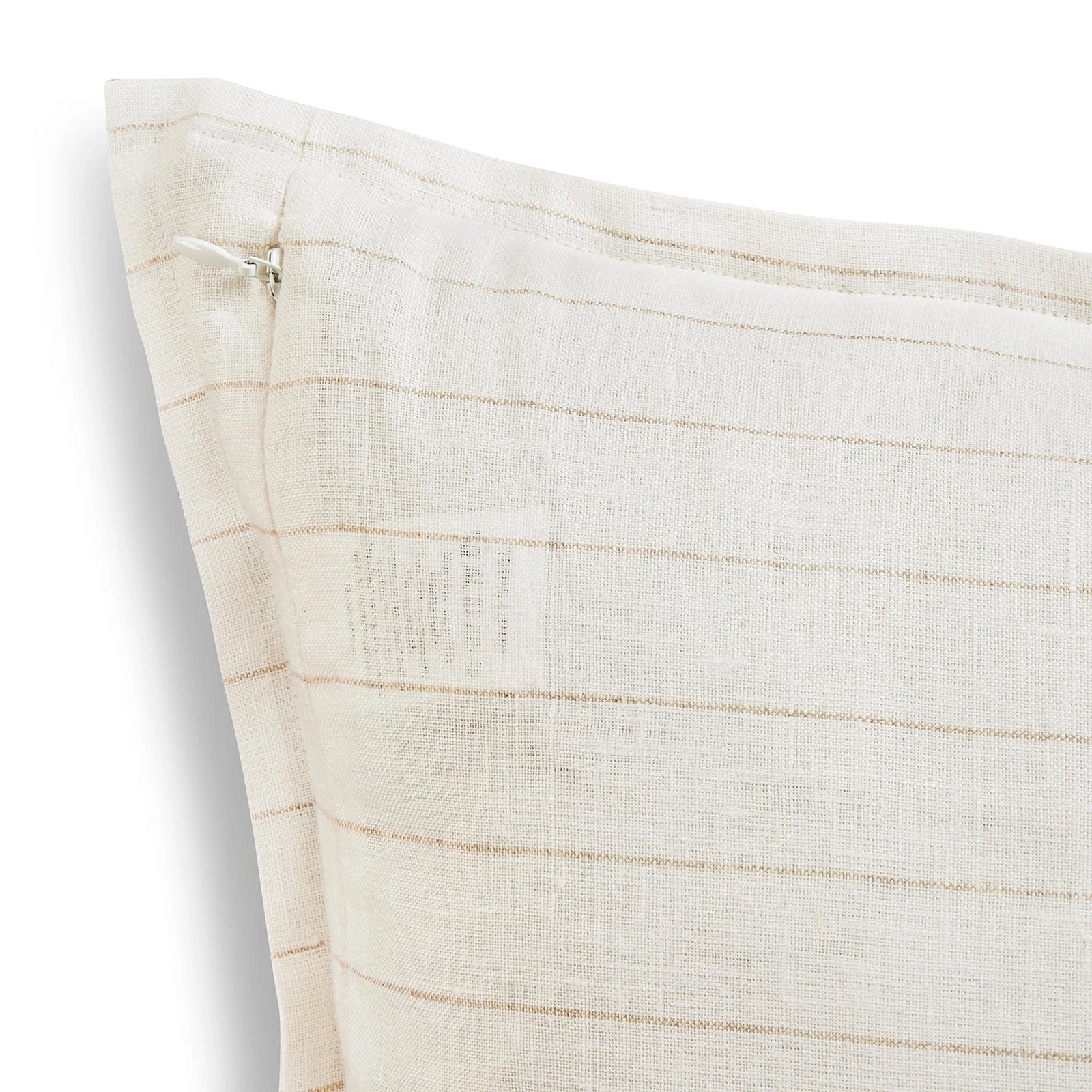 Solino Home Square Linen Pillow Cover for Cushion Couch, Sofa Bed, Santa Barbara