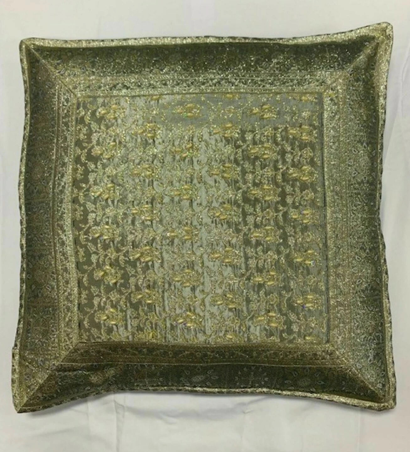 Square Pillowcase for Sofa Bed or Car 16" x 16"  Soft rayon Throw Pillow Covers