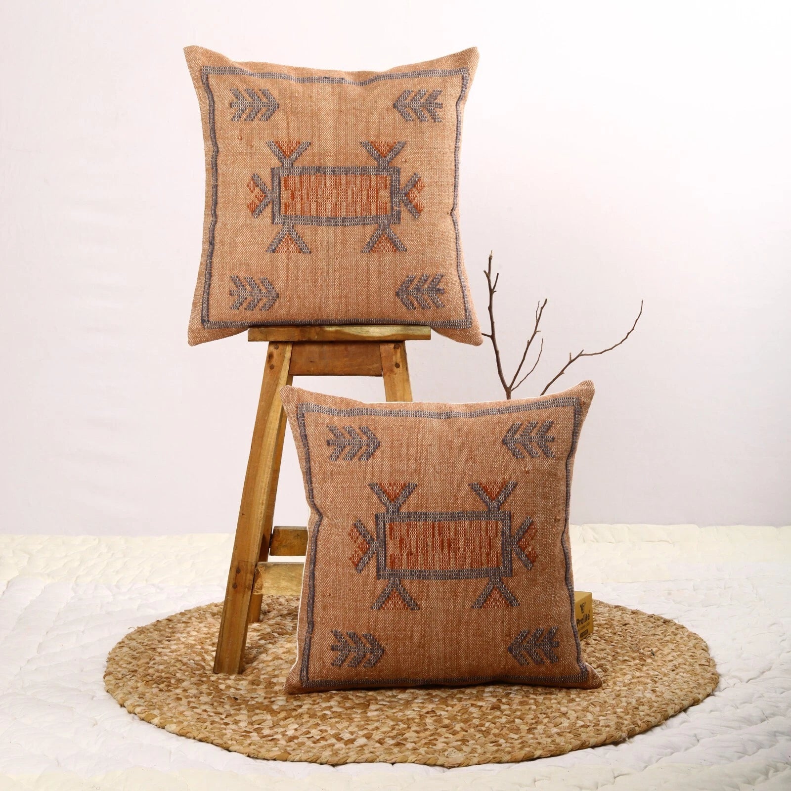 Decorative pillow cover for home decor set of 2 cotton Sabra cushion cover