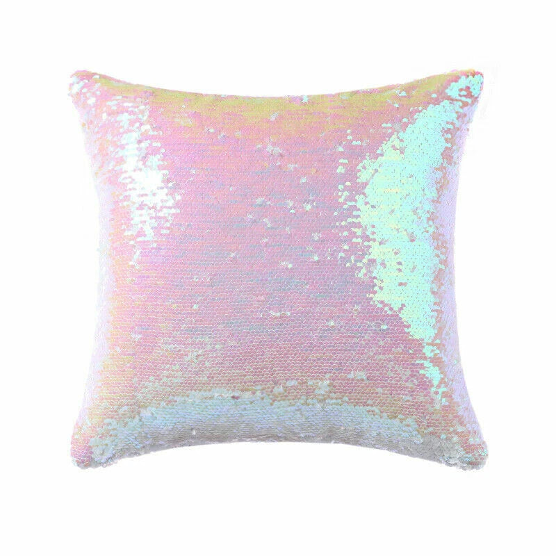 50Pcs Sublimation Blank Reversible Sequin Pillow Case Throw Cushion Cover 16x16"