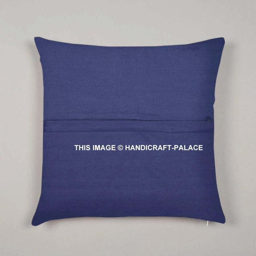 Indian Peacock Mandala Cushion Cover Square Floor Pillow Large Sofa Bed Decor