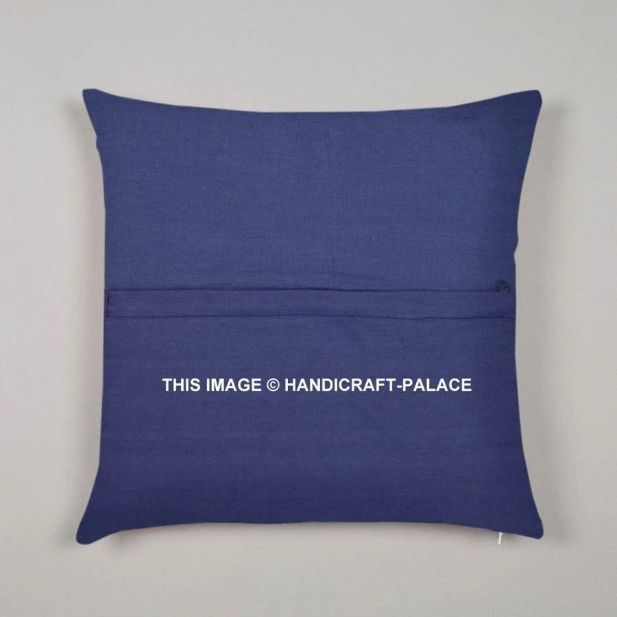 Indian Peacock Mandala Cushion Cover Square Floor Pillow Large Sofa Bed Decor