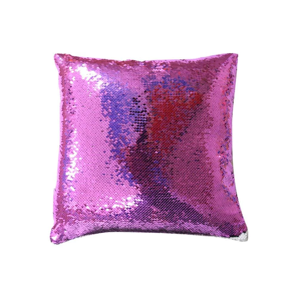 50Pcs Sublimation Blank Reversible Sequin Pillow Case Throw Cushion Cover 16x16"