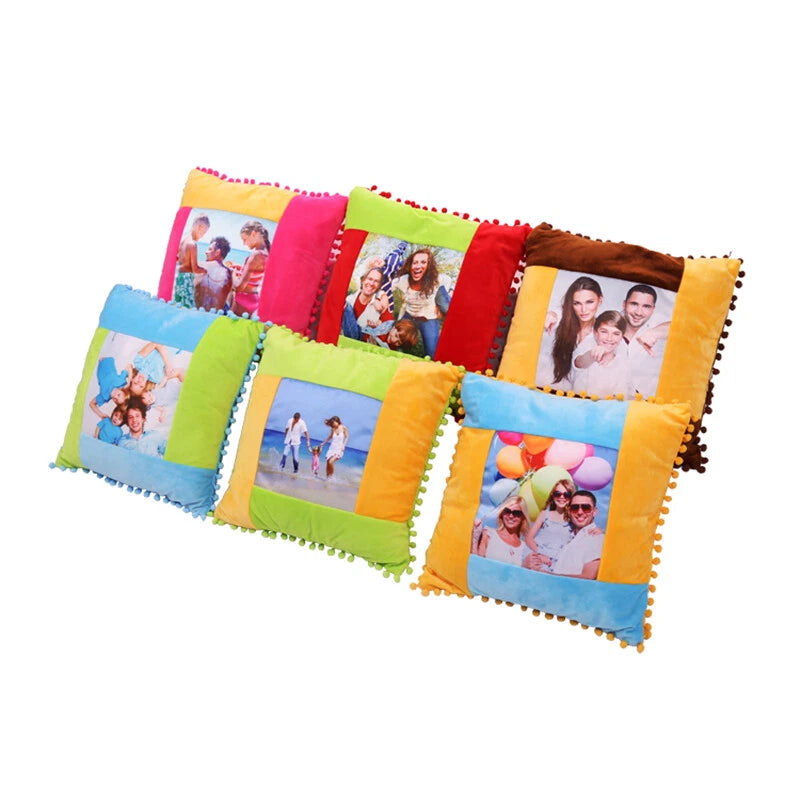 Sublimation Blank Cushion Cover Pillow Case DIY Printed Home Sofa Car Art Decor