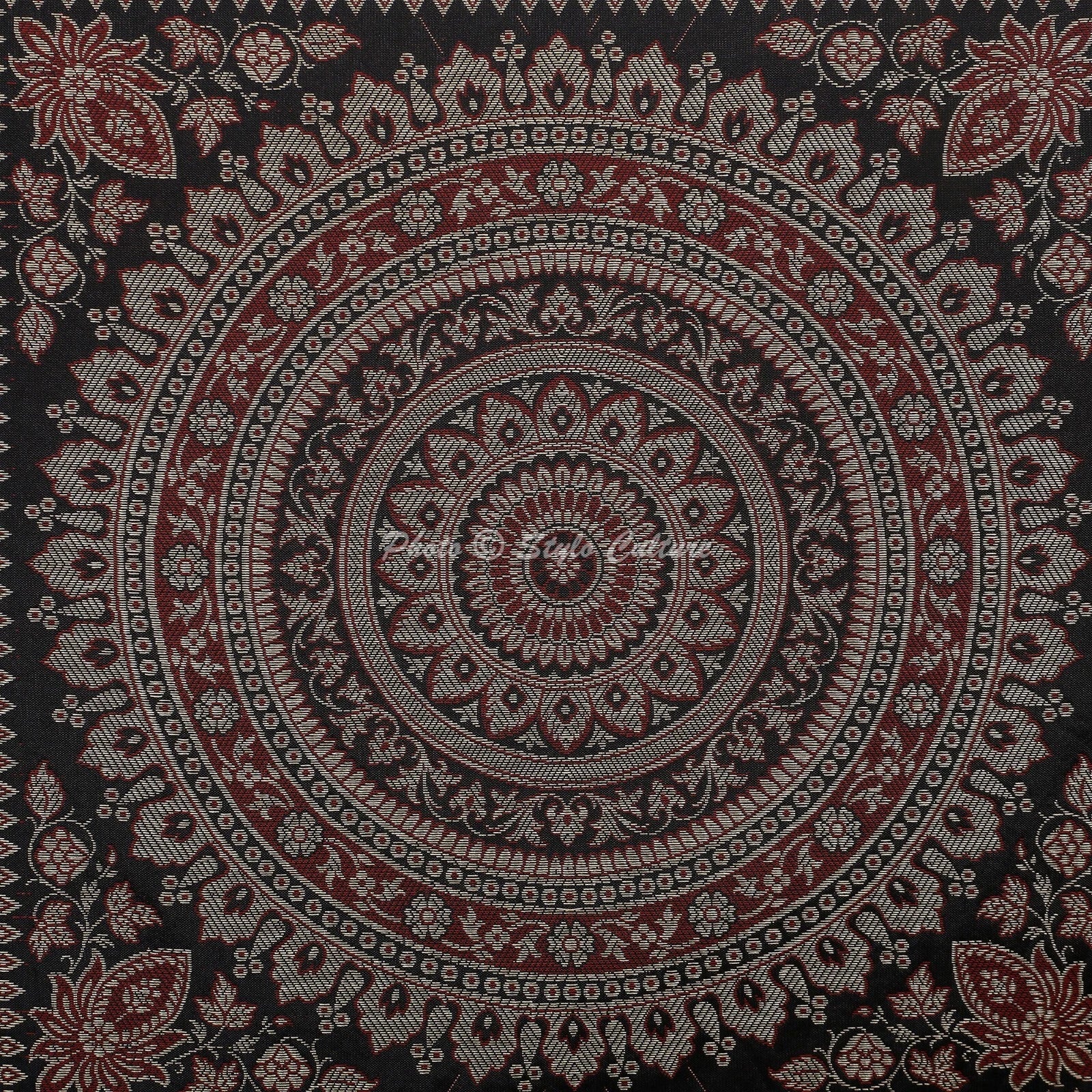 Brocade Jacquard Cushion Cover Ethnic Sofa Cover Decorative Bohemian Home Decor