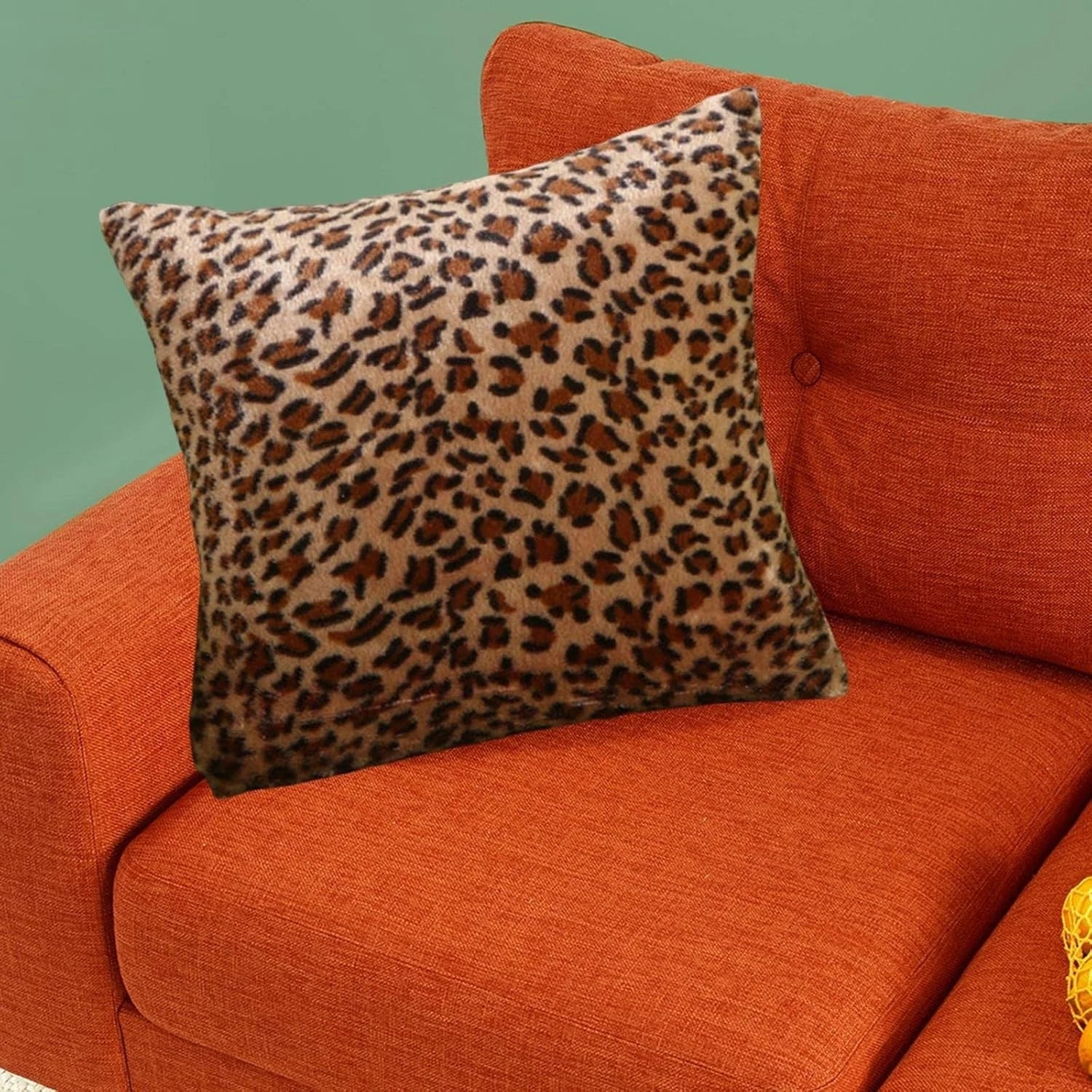 Cushion Covers 43 x 43cm Sofa Bed Throw Scatter Pillow Case Leopard Print 4 PACK