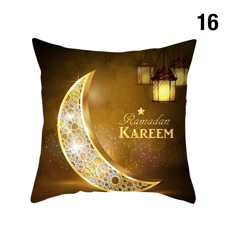 2X Cushion Cover Pillow Case Sofa Ramadan Bedroom Home Decorative Pillowcase