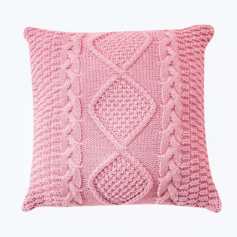 Sofa Bed Knitted Pillowcase Square Tassel Throw Waist Cushion Covers Chair Decor