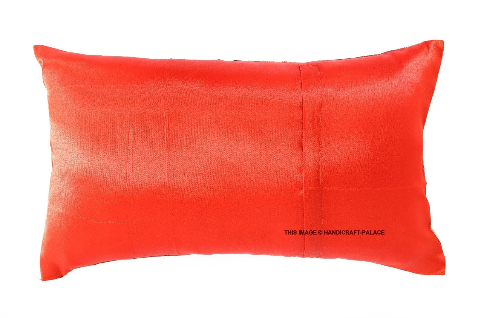 Handmade Brocade Silk Cushion Cover Indian Home Sofa Decor Pillow Case 12"x20"