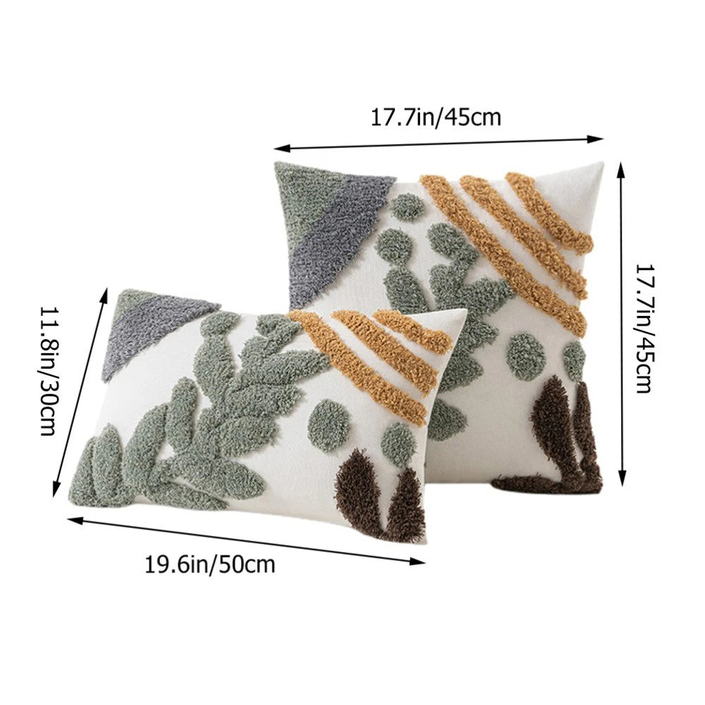 Pillow Case Cotton Cushion Covers Sofa Couch Bed Pillowcases Pattern Throw