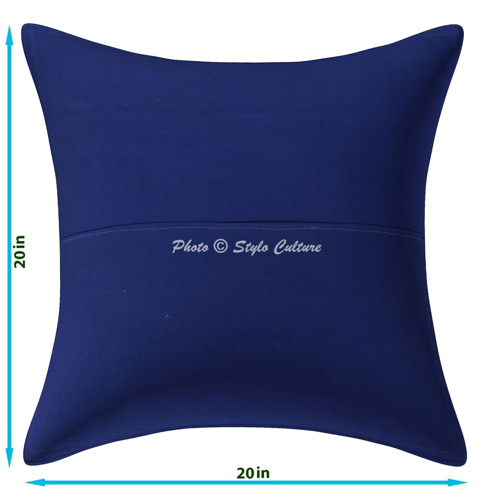 Cushion Cover Handmade Ethnic Vintage 20 x 20 in Hippie Sofa Car Pillow Case