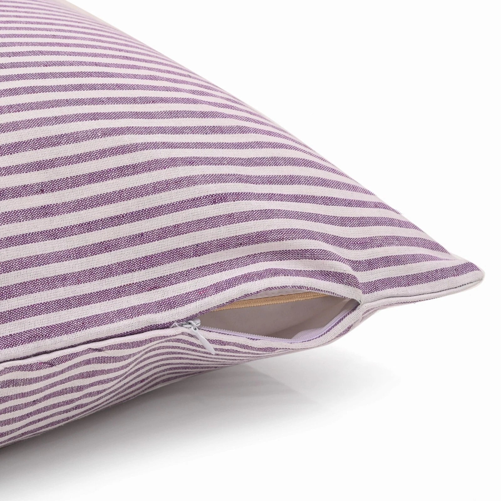 Cotton Cushion Covers Striped Throw Pillow Cover Case Sofa Bad Home Decor-18x28