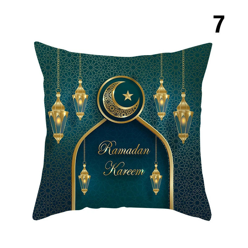 2X Cushion Cover Pillow Case Sofa Ramadan Bedroom Home Decorative Pillowcase