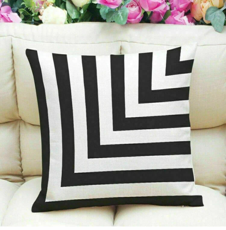 Cover Cushion Geometric pillow / Pattern 18" Case Sofa Decor