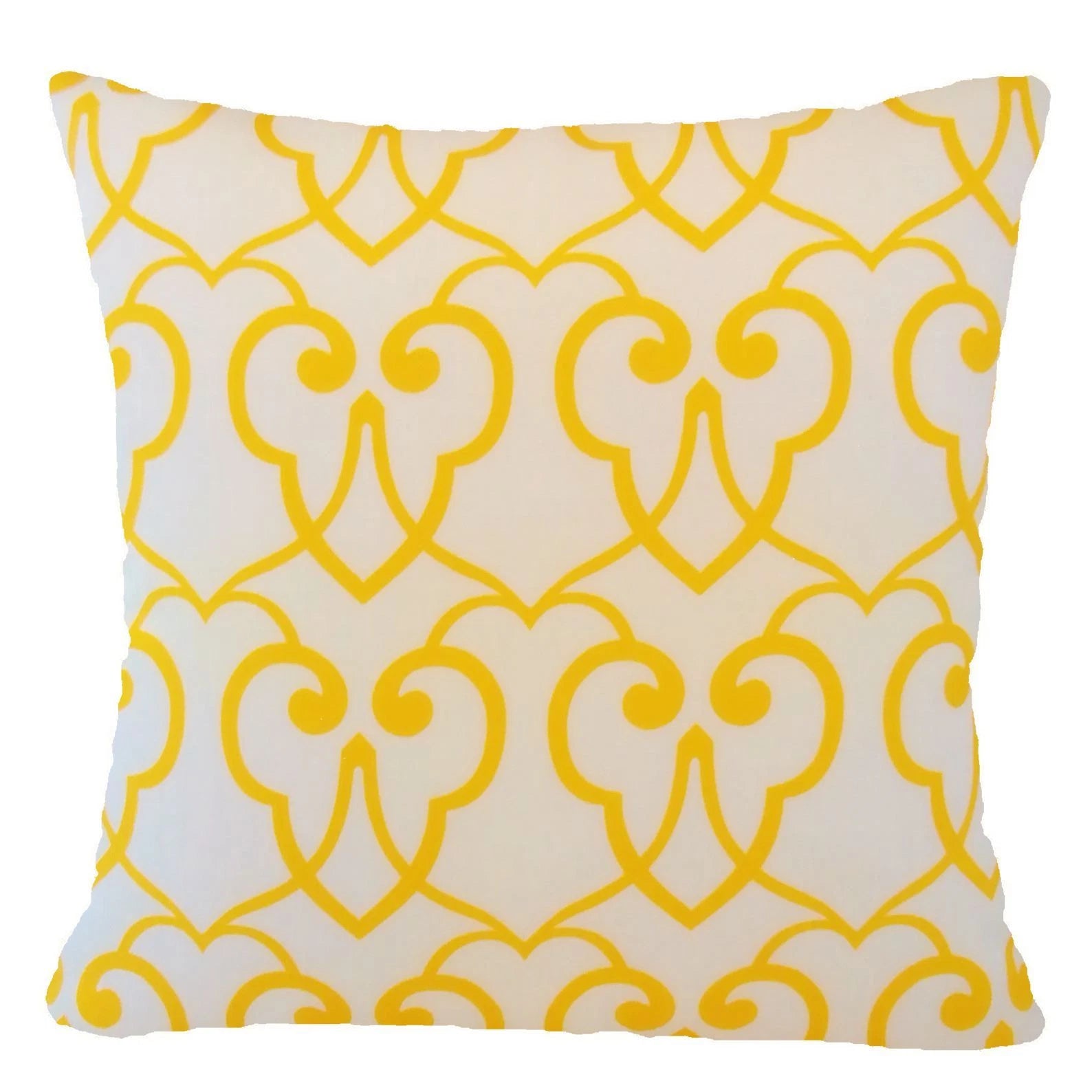 Yellow Throw PILLOW COVER Home Decor Sofa Bed Cushion Case Double-Sided 18x18"