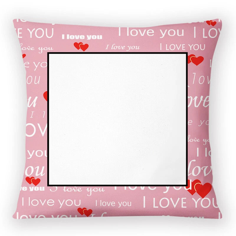 Letters Quote Words I Love You Throw Pillow Cases Cushion Covers Home Sofa Decro