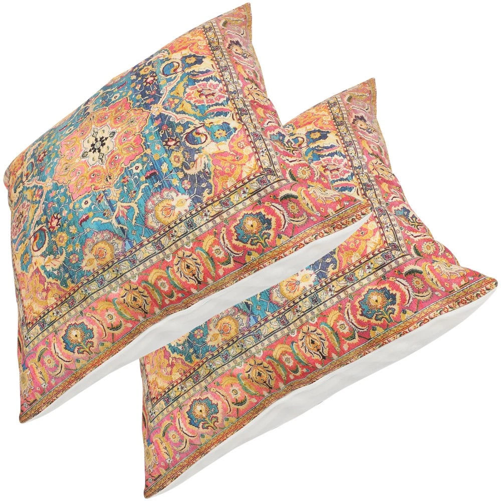 2 Pcs Pillow Case Cushion Cover Boho Style Living Room Covers Sofa Bed