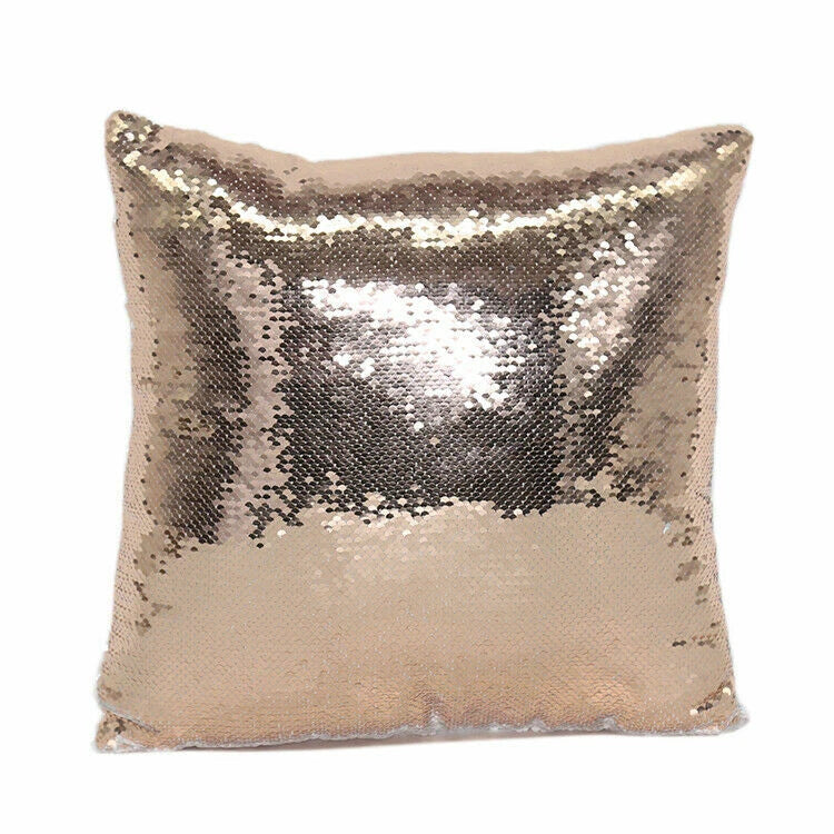 50Pcs Sublimation Blank Reversible Sequin Pillow Case Throw Cushion Cover 16x16"