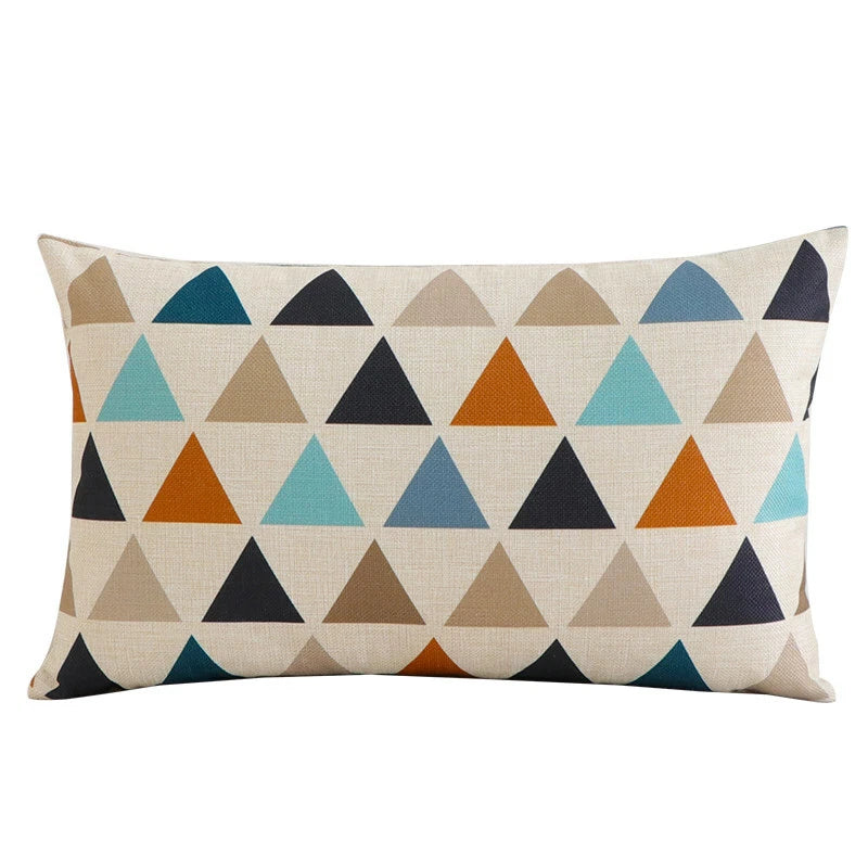 10Pcs DIY Sublimation Blank Linen Pillow Case Home Sofa Car Waist Cushion Cover