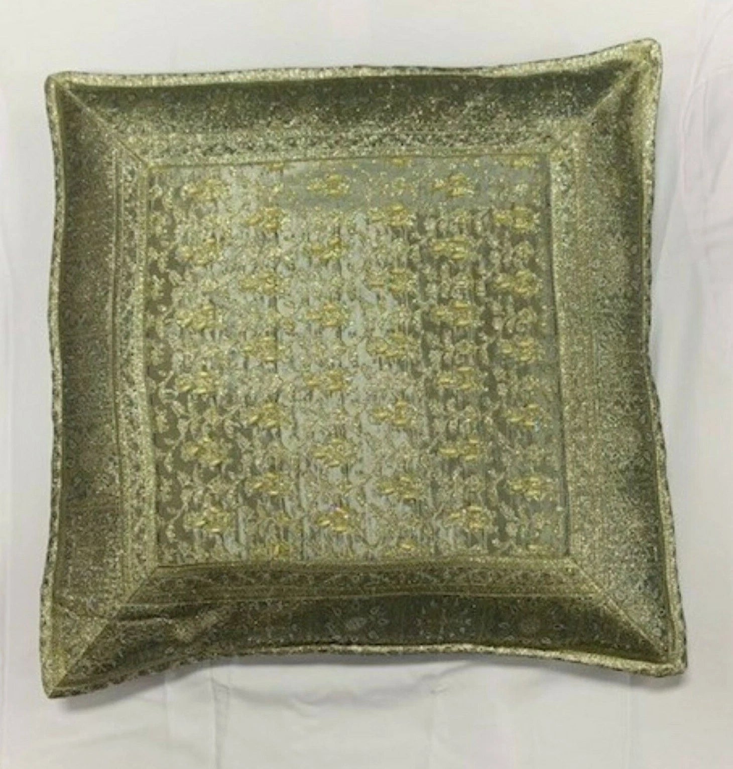 Square Pillowcase for Sofa Bed or Car 16" x 16"  Soft rayon Throw Pillow Covers