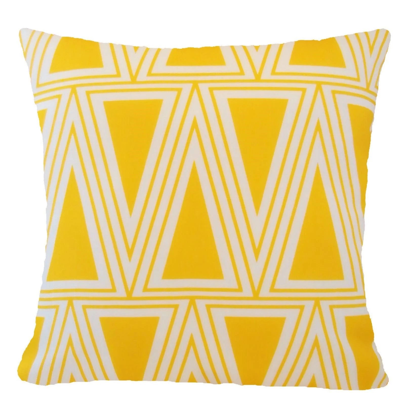 Yellow Throw PILLOW COVER Home Decor Sofa Bed Cushion Case Double-Sided 18x18"