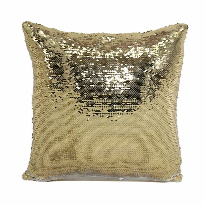 50Pcs Sublimation Blank Reversible Sequin Pillow Case Throw Cushion Cover 16x16"