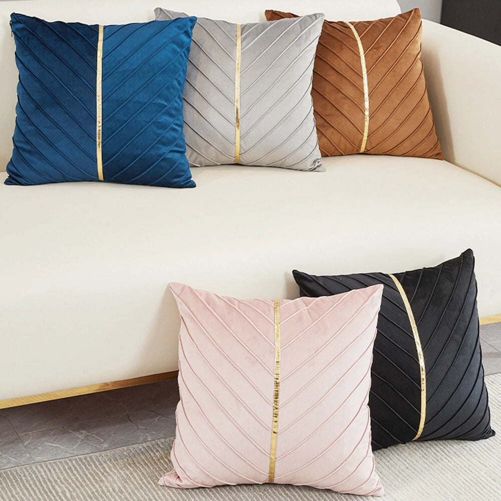 45x45cm Sofa Cushion Cover Soft Velvet Boho Throw Pillow Cases Home Decoration