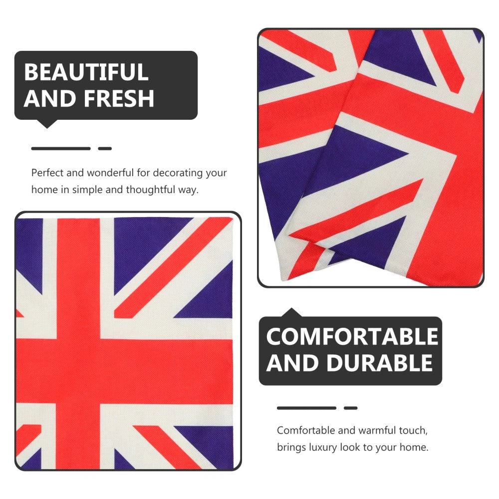 2 Pcs Cushion Cover Office Throw Pillowcase Sofa Couch Bed Pillowcases