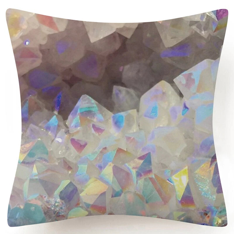 Marble Print Throw PILLOW COVER Decorative 2-Sided Sofa Bed Cushion Case 18x18"