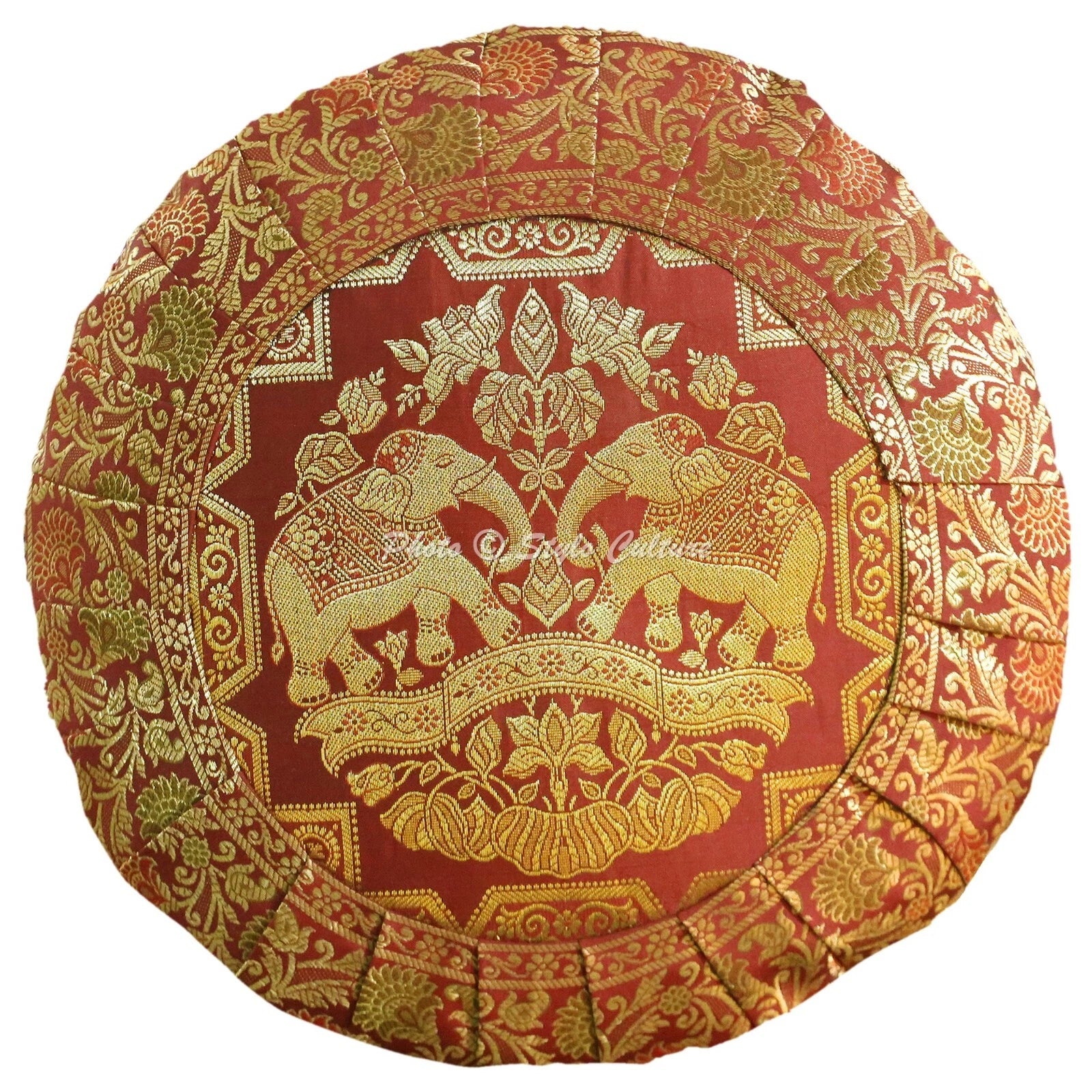 Brocade Jacquard Cushion Cover DecorativeElephant Pillow Cases For Home Decor