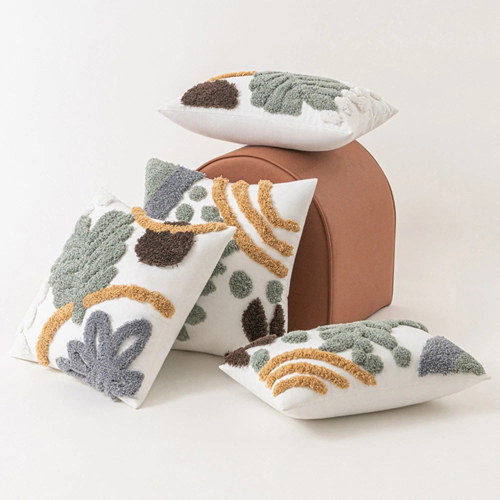 Pillow Case Cotton Cushion Covers Sofa Couch Bed Pillowcases Pattern Throw