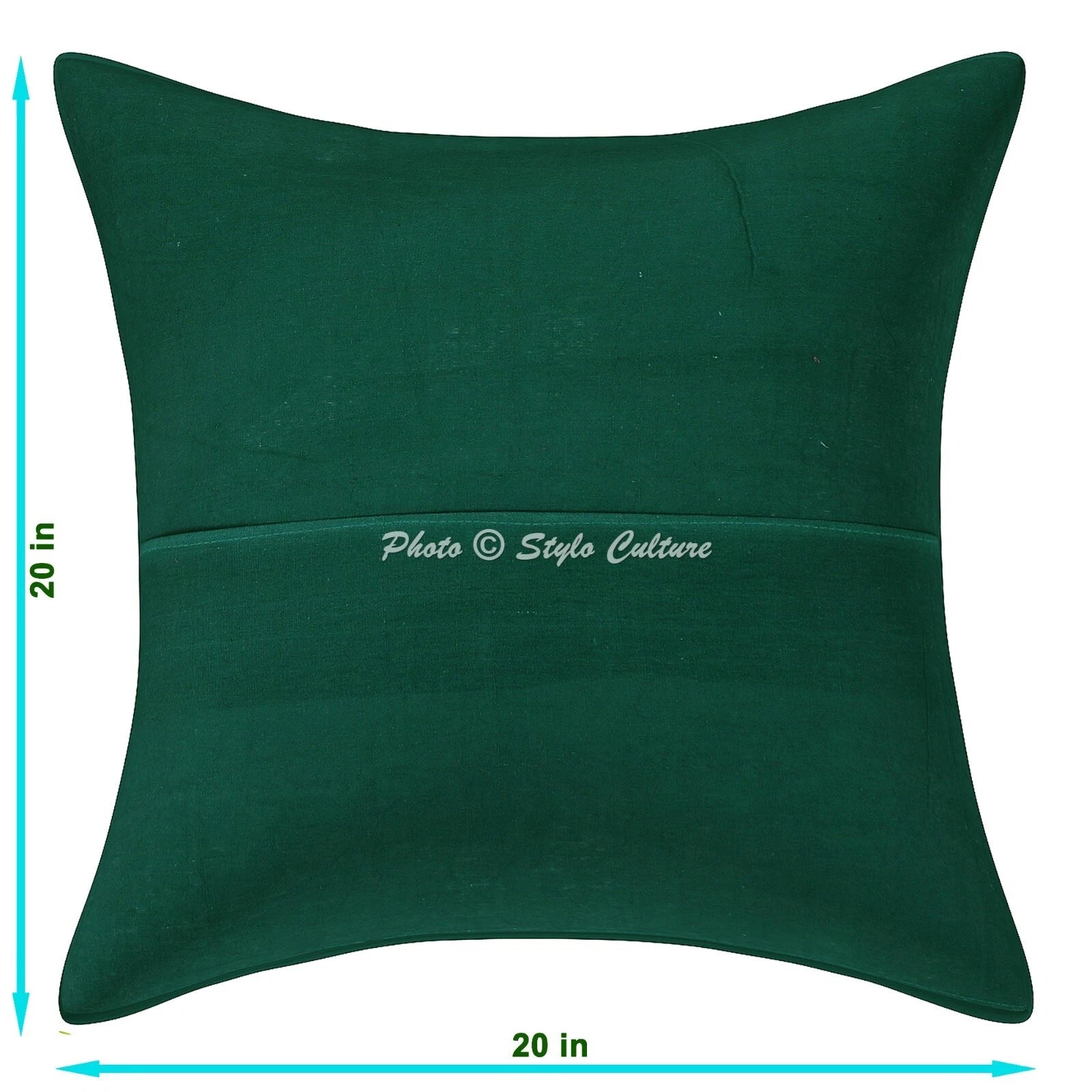 Ethnic Cushion Cover Bohemian Vintage 20 x 20 in Hippie Sofa Car Pillow Case