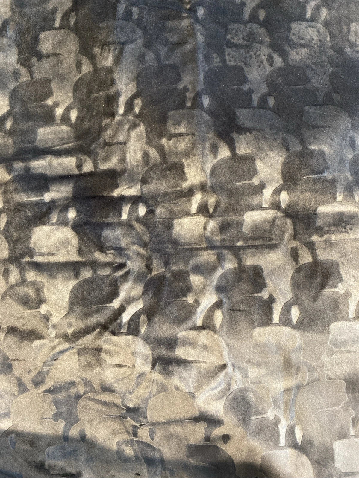 KARL LAGERFELD "Profile"  bed cushion cover  ~ in GREY -velour ~ or for sofa!