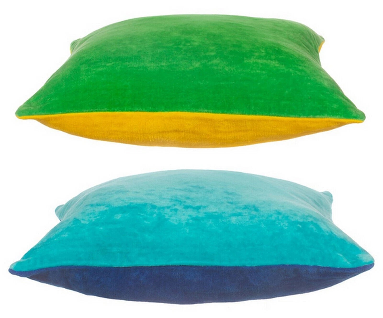 Double Tone Cushion Cover Chenille Cotton Pillow Case, 16 Inches for Bed Sofa