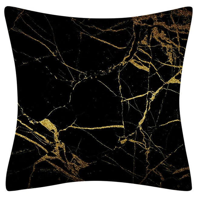 Marble Print Throw PILLOW COVER Decorative 2-Sided Sofa Bed Cushion Case 18x18"