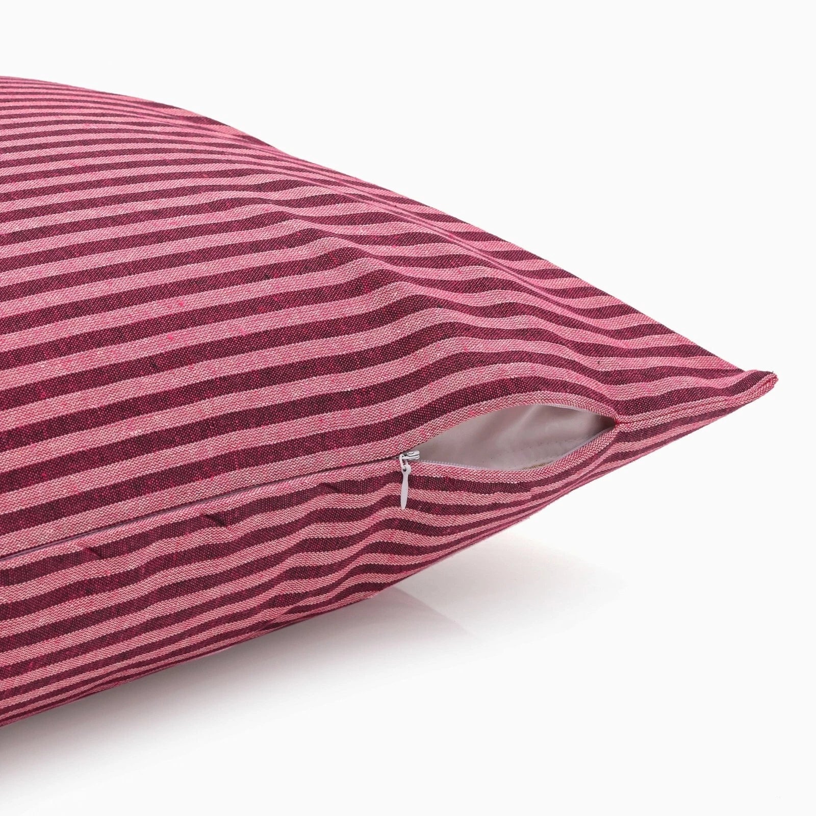 Cotton Pillow Case Cover Home Sofa Bad Decor Striped Throw Cushion Cover-18x28