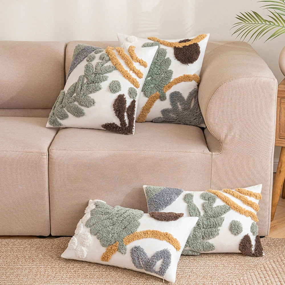 Pillow Case Cotton Cushion Covers Sofa Couch Bed Pillowcases Pattern Throw