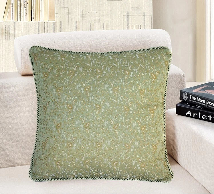 16x16" Vintage Luxury Jacquard Home Decor PILLOW COVER Sofa Bed Cushion Case USA