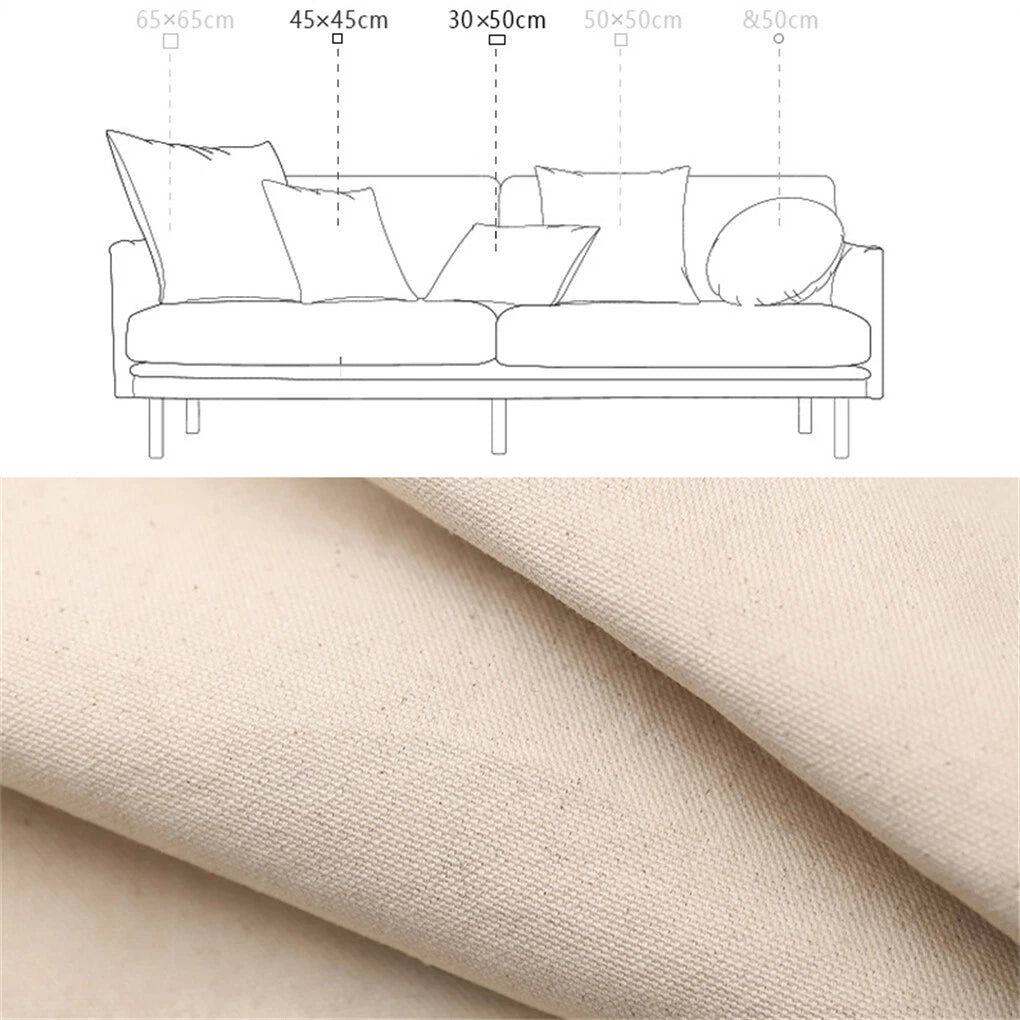 Boho Moroccan Throw Pillow Covers w/ Tassel Tufted Sofa Bed Cushion Cases Home