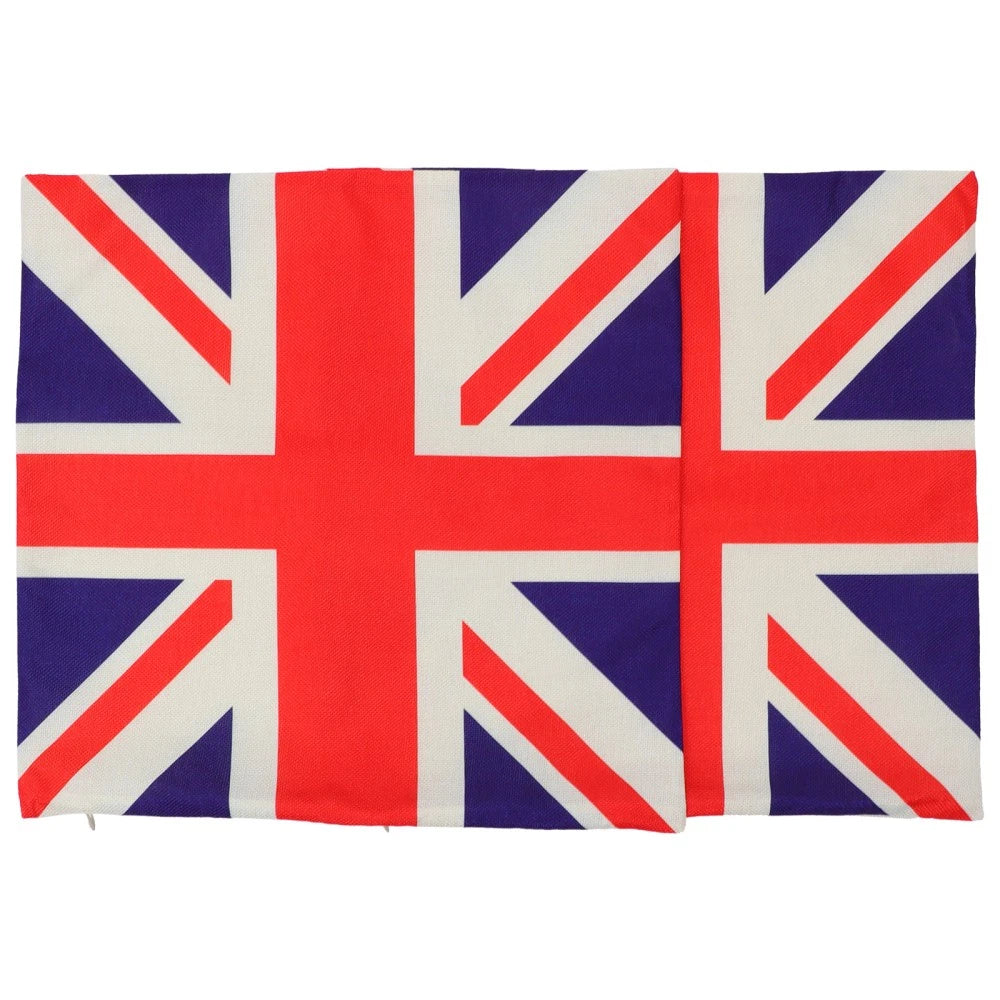 2 Pcs Cushion Cover Office Throw Pillowcase Sofa Couch Bed Pillowcases