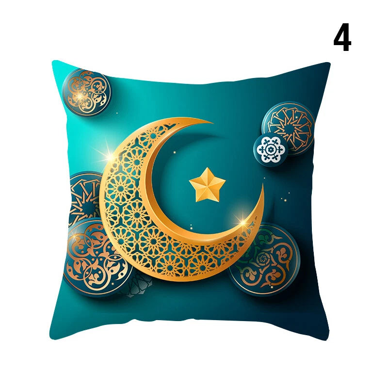 2X Cushion Cover Pillow Case Sofa Ramadan Bedroom Home Decorative Pillowcase