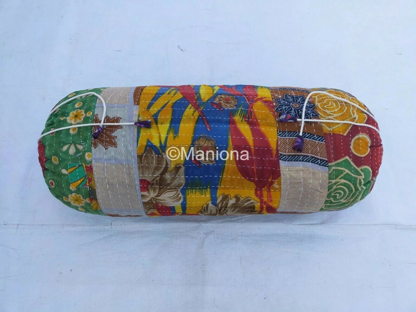 Assorted Sofa/Bed Decor Kantha Bolster 5 Pieces Cushion Cover YogaTubalor Pillow