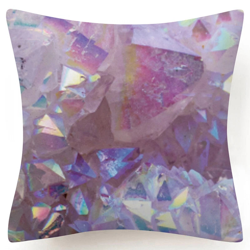 Marble Print Throw PILLOW COVER Decorative 2-Sided Sofa Bed Cushion Case 18x18"